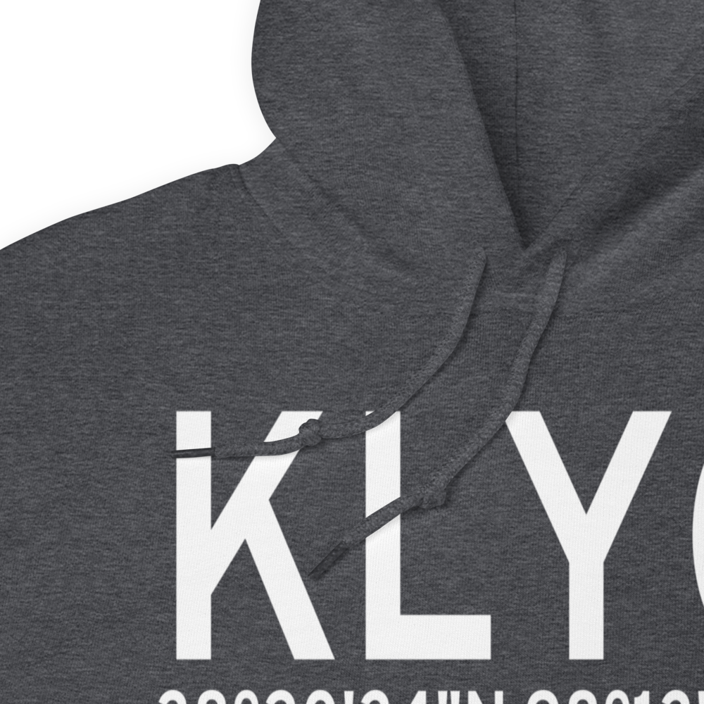 Lyons-Rice County Municipal Airport (KLYO) ICAO Hoodie Sweatshirt 