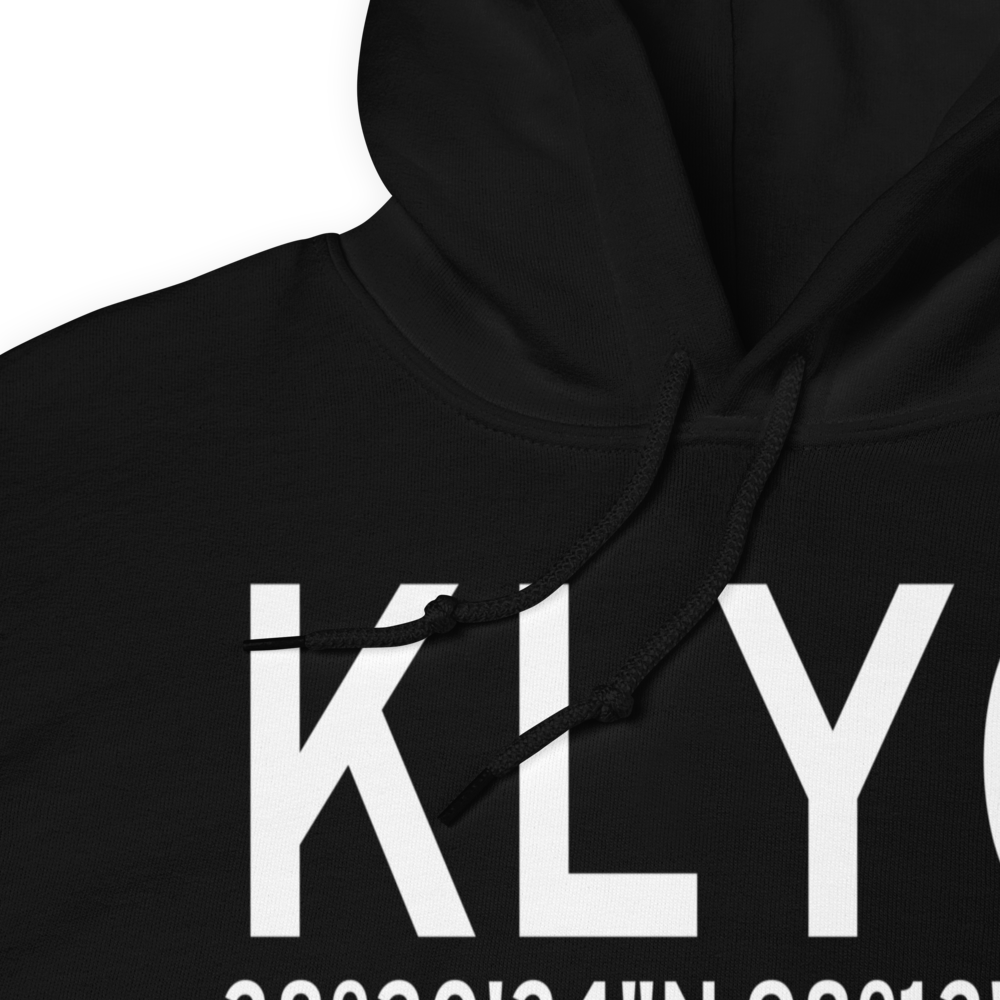 Lyons-Rice County Municipal Airport (KLYO) ICAO Hoodie Sweatshirt 