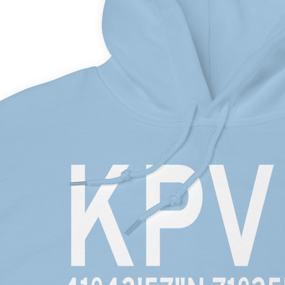 Theodore Francis Green State Airport (KPVD) ICAO Hoodie Sweatshirt 