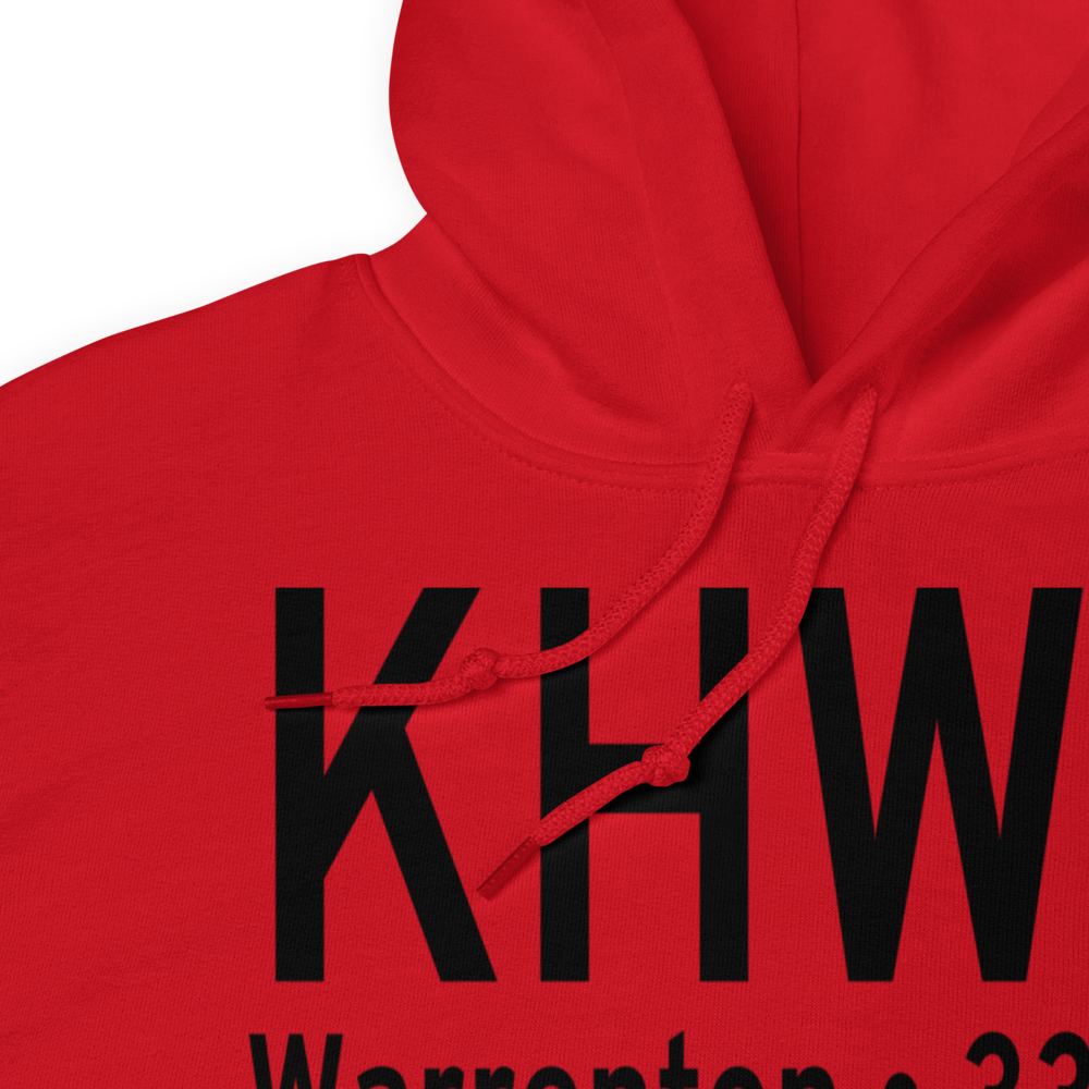 Warrenton Fauquier Airport (KHWY) ICAO Hoodie Sweatshirt 