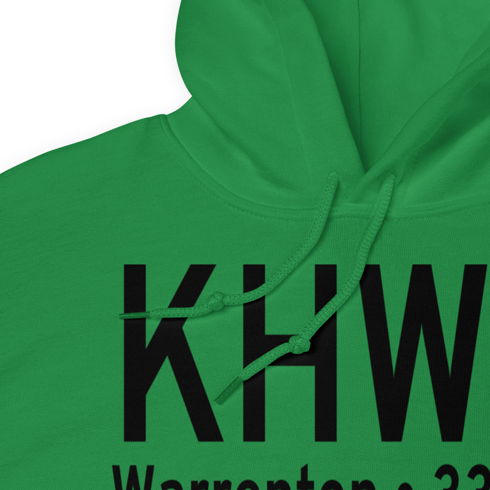 Warrenton Fauquier Airport (KHWY) ICAO Hoodie Sweatshirt 
