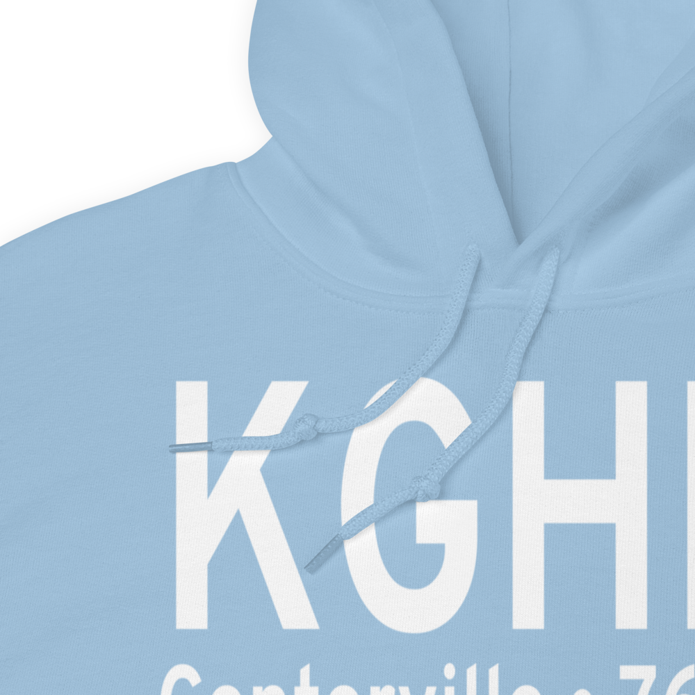 Centerville Municipal Airport (KGHM) ICAO Hoodie Sweatshirt 