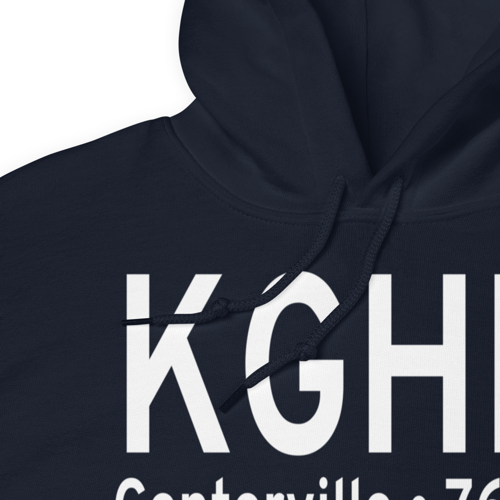 Centerville Municipal Airport (KGHM) ICAO Hoodie Sweatshirt 