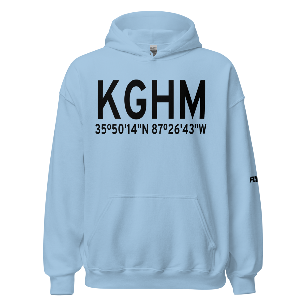 Centerville Municipal Airport (KGHM) ICAO Hoodie Sweatshirt 