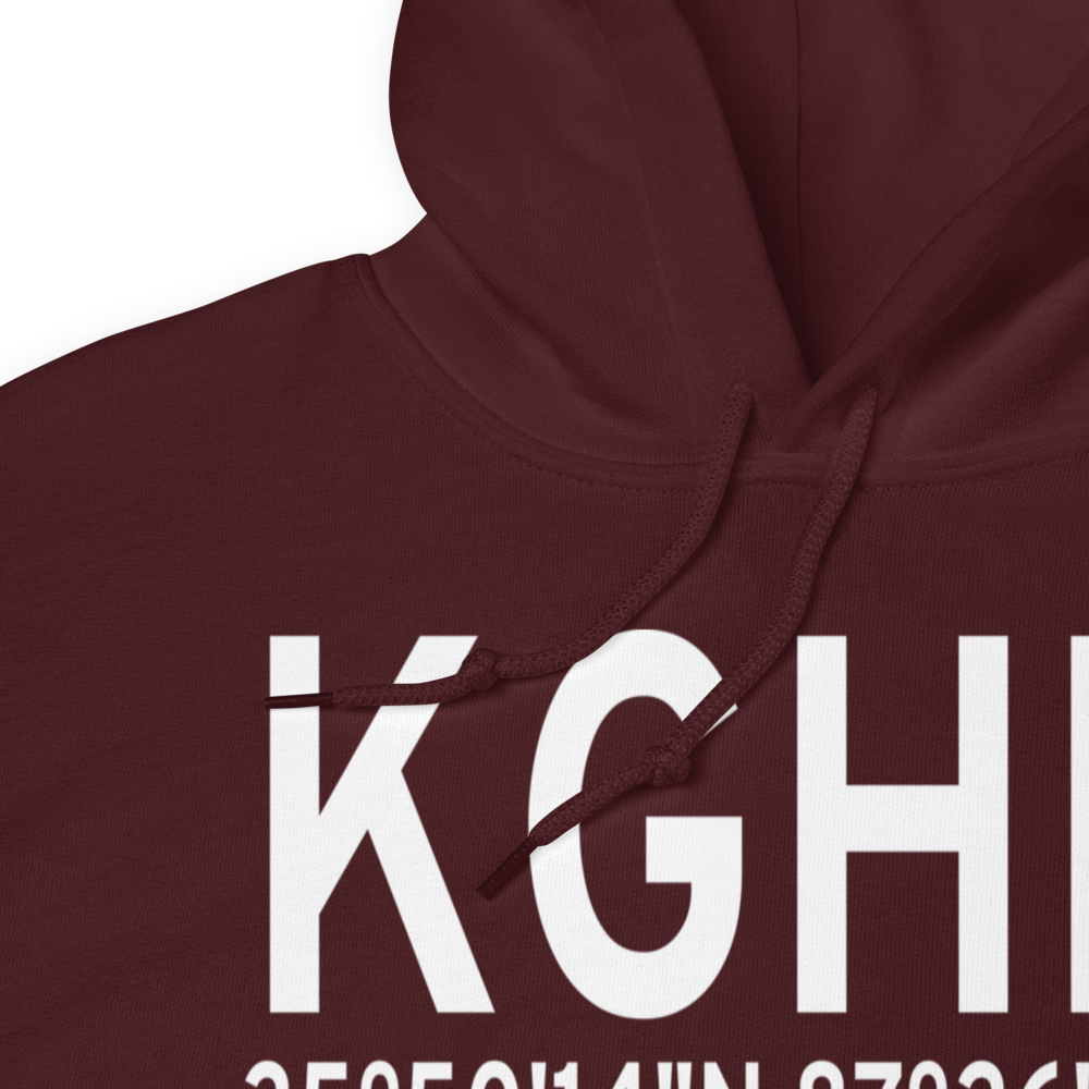 Centerville Municipal Airport (KGHM) ICAO Hoodie Sweatshirt 