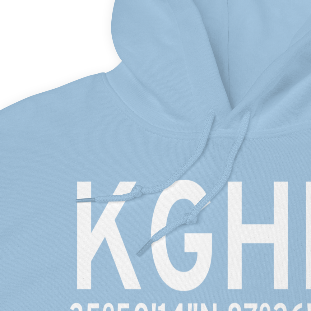 Centerville Municipal Airport (KGHM) ICAO Hoodie Sweatshirt 