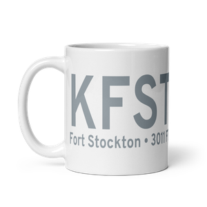 Fort Stockton Pecos County Airport (KFST) ICAO Mug