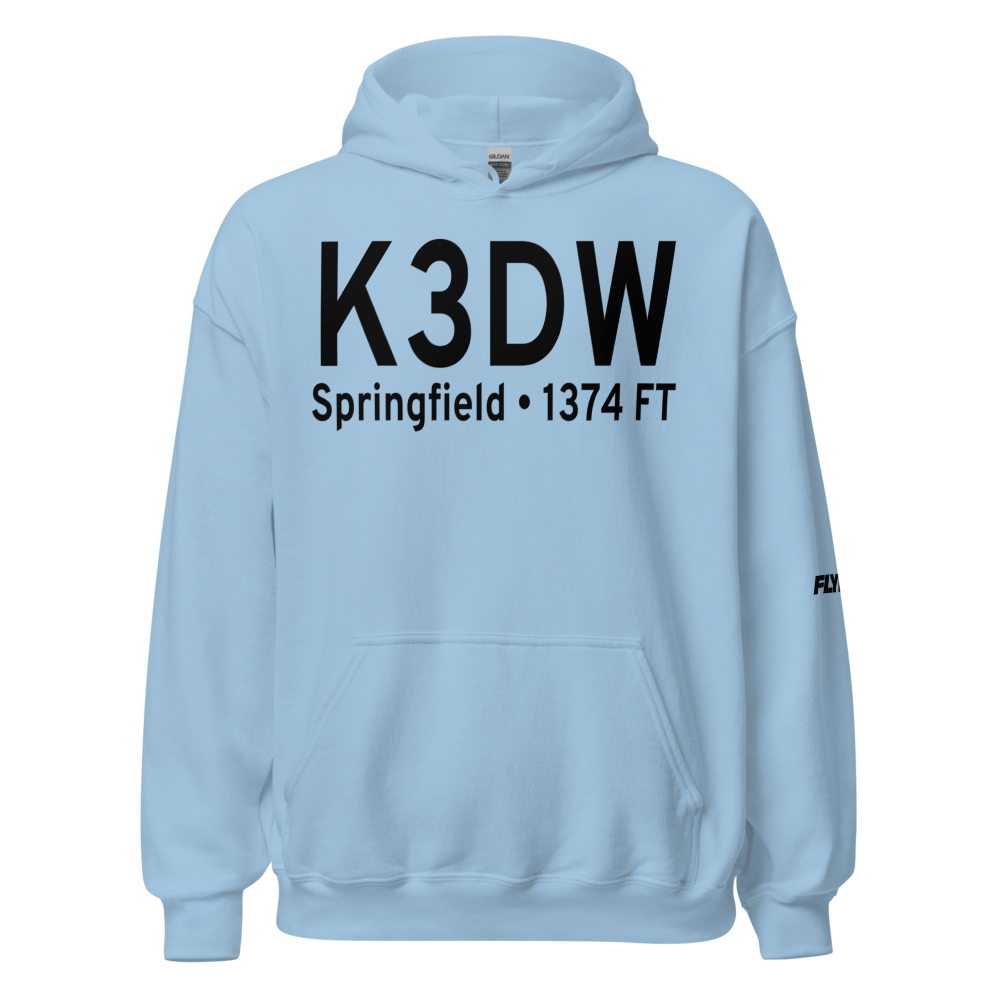 Downtown Airport (K3DW) ICAO Hoodie Sweatshirt 