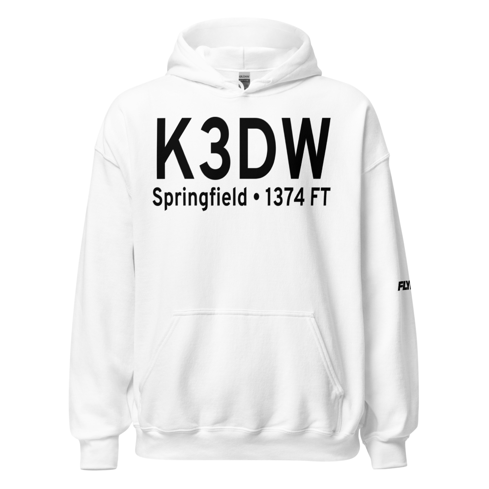 Downtown Airport (K3DW) ICAO Hoodie Sweatshirt 