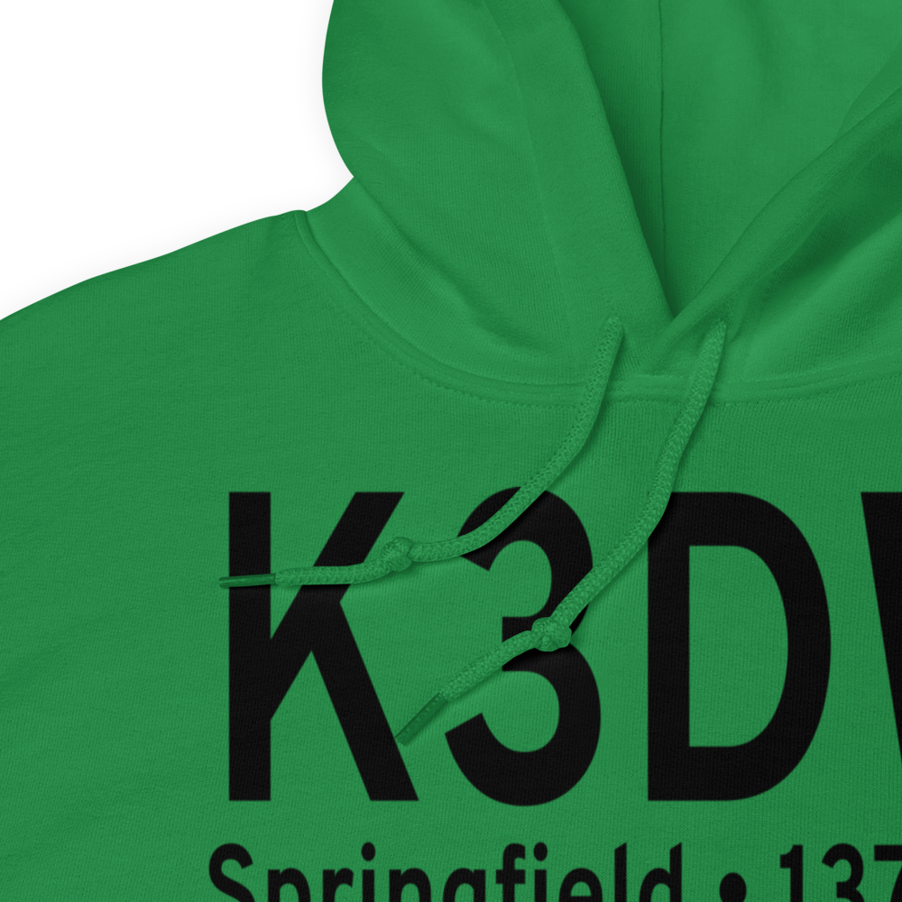 Downtown Airport (K3DW) ICAO Hoodie Sweatshirt 