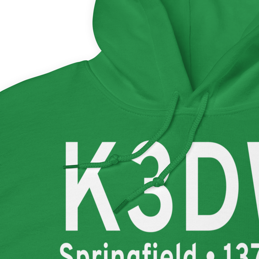 Downtown Airport (K3DW) ICAO Hoodie Sweatshirt 