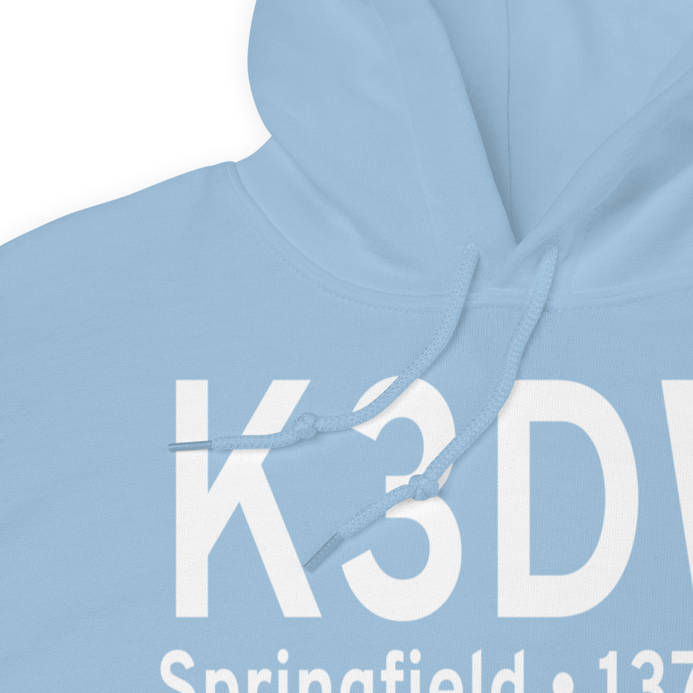 Downtown Airport (K3DW) ICAO Hoodie Sweatshirt 