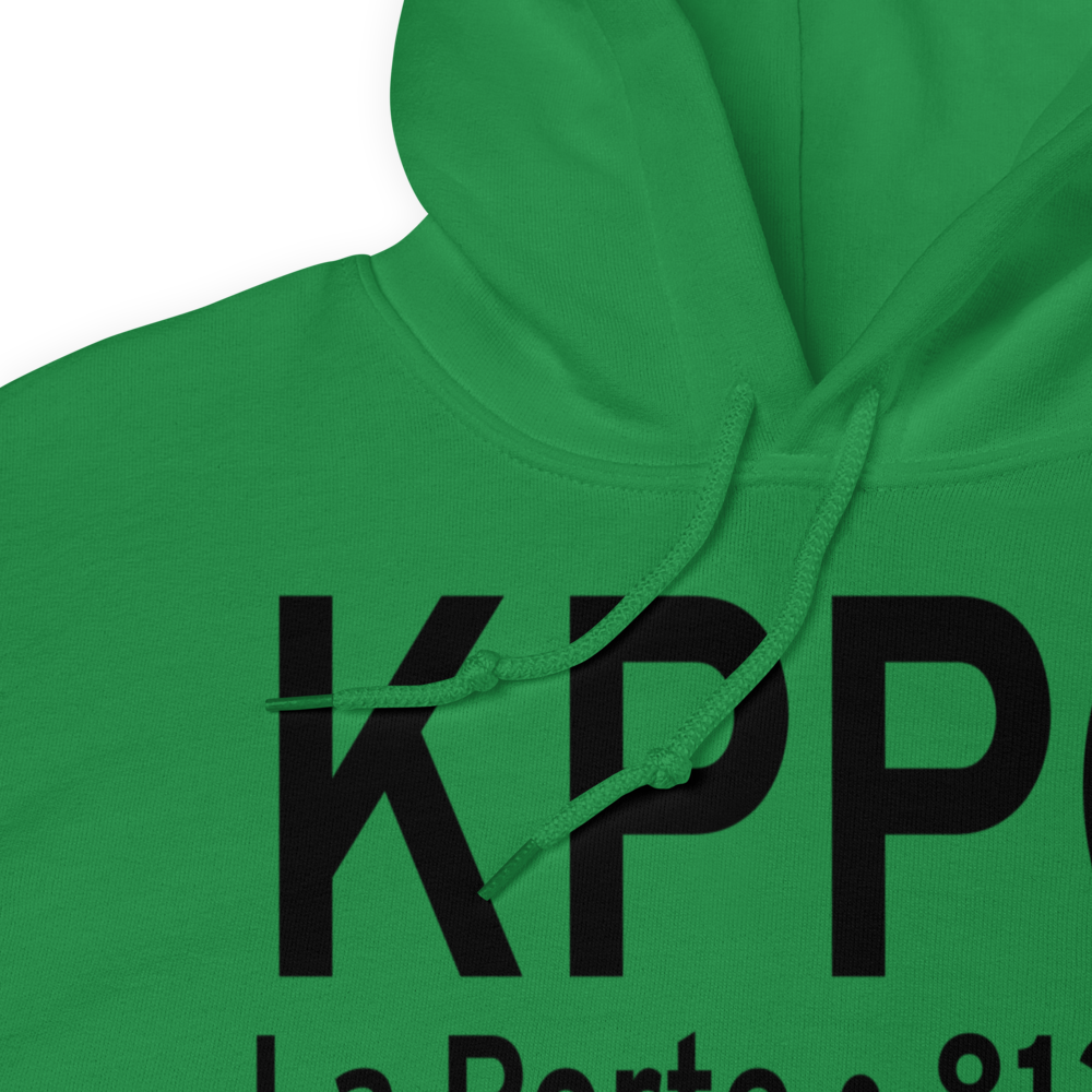 La Porte Municipal Airport (KPPO) ICAO Hoodie Sweatshirt 