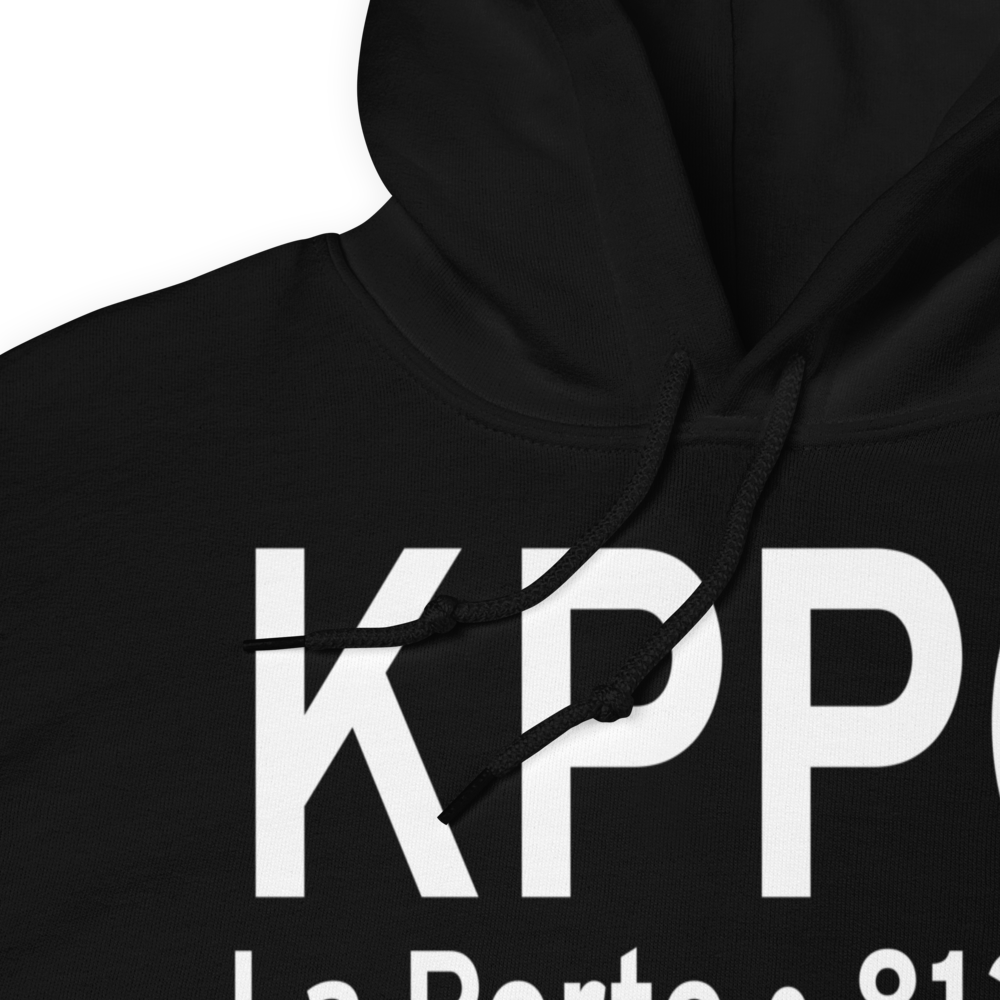 La Porte Municipal Airport (KPPO) ICAO Hoodie Sweatshirt 