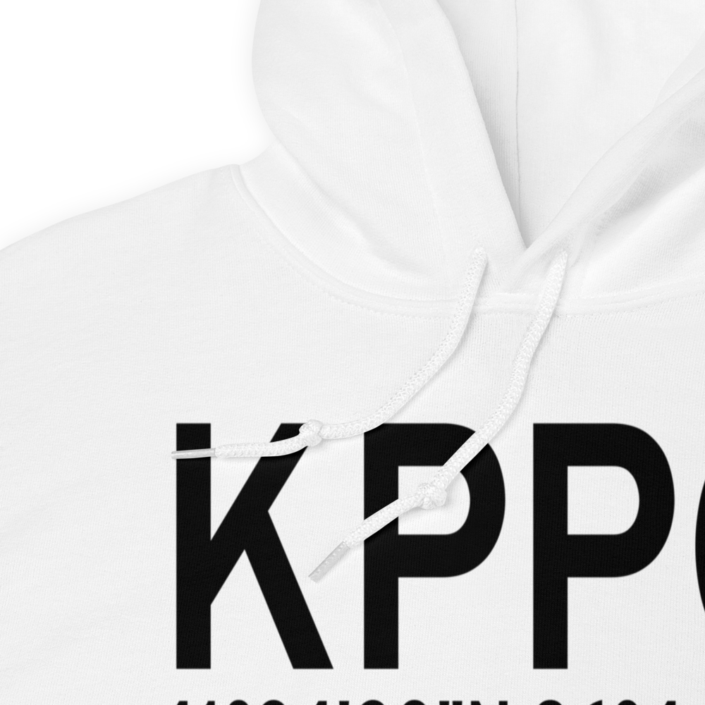 La Porte Municipal Airport (KPPO) ICAO Hoodie Sweatshirt 
