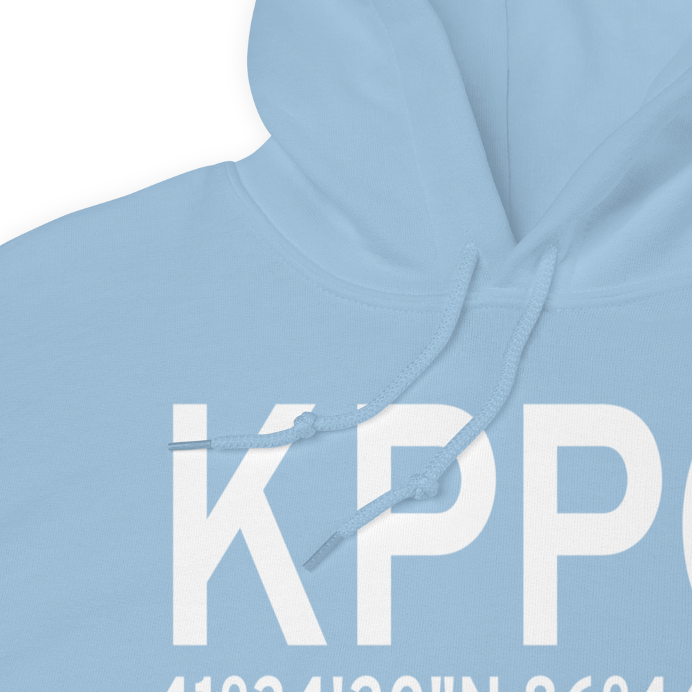 La Porte Municipal Airport (KPPO) ICAO Hoodie Sweatshirt 
