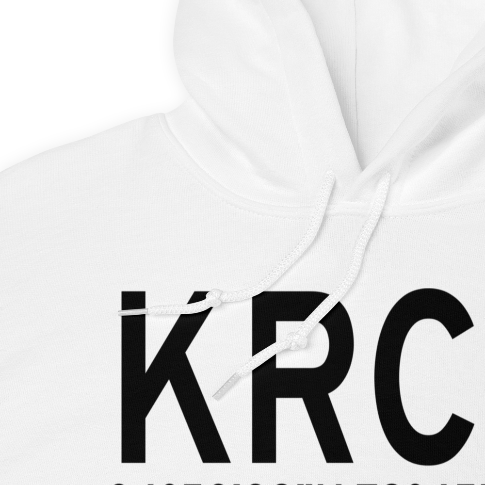 Richmond County Airport (KRCZ) ICAO Hoodie Sweatshirt 