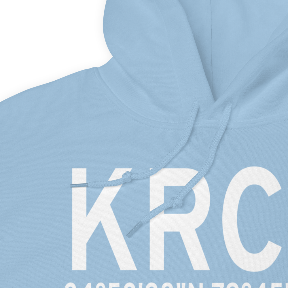 Richmond County Airport (KRCZ) ICAO Hoodie Sweatshirt 