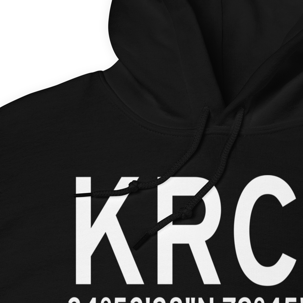 Richmond County Airport (KRCZ) ICAO Hoodie Sweatshirt 