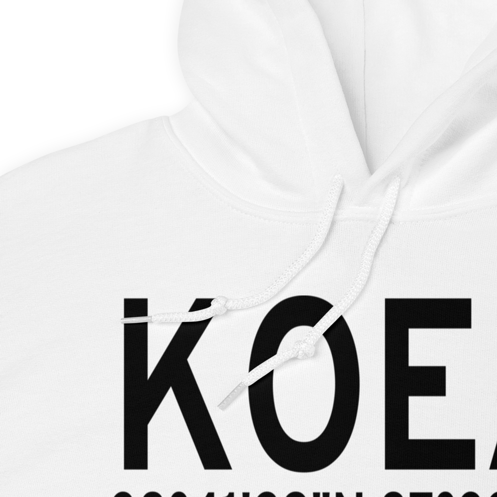 O'Neal Airport (KOEA) ICAO Hoodie Sweatshirt 