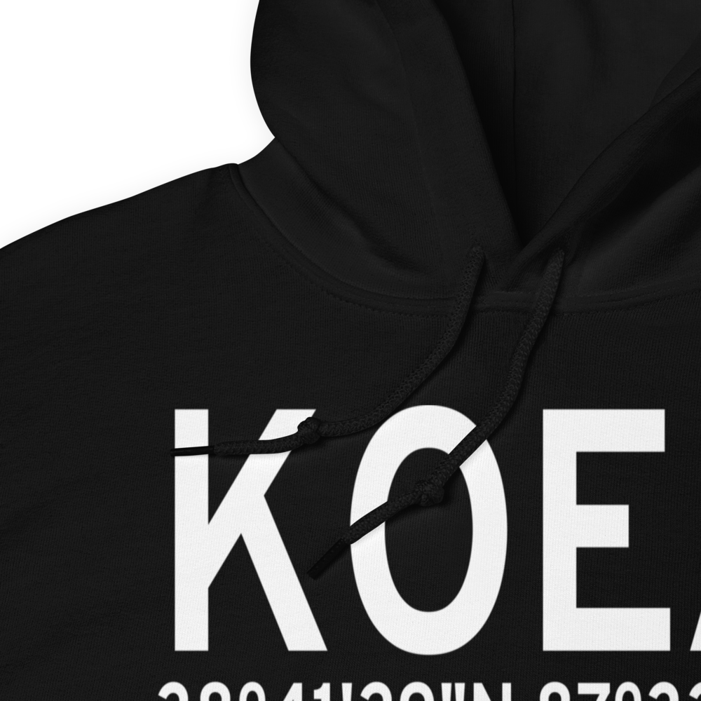 O'Neal Airport (KOEA) ICAO Hoodie Sweatshirt 