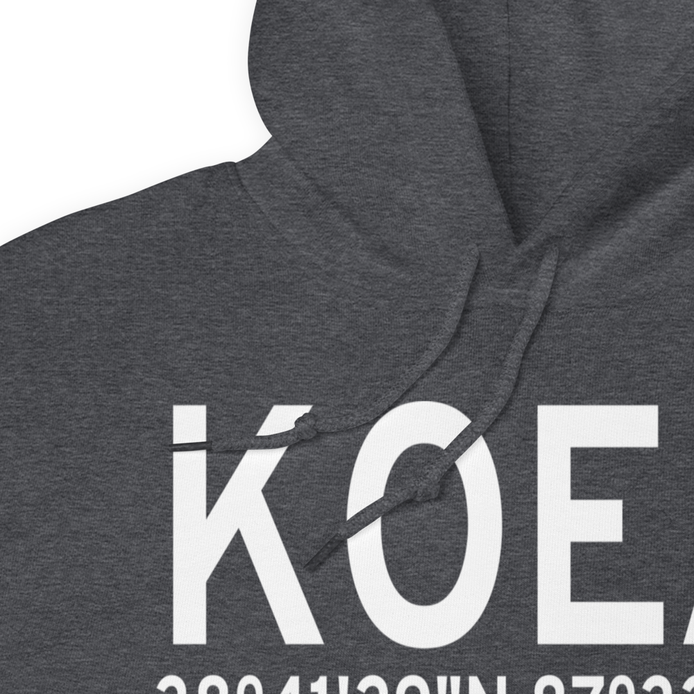 O'Neal Airport (KOEA) ICAO Hoodie Sweatshirt 