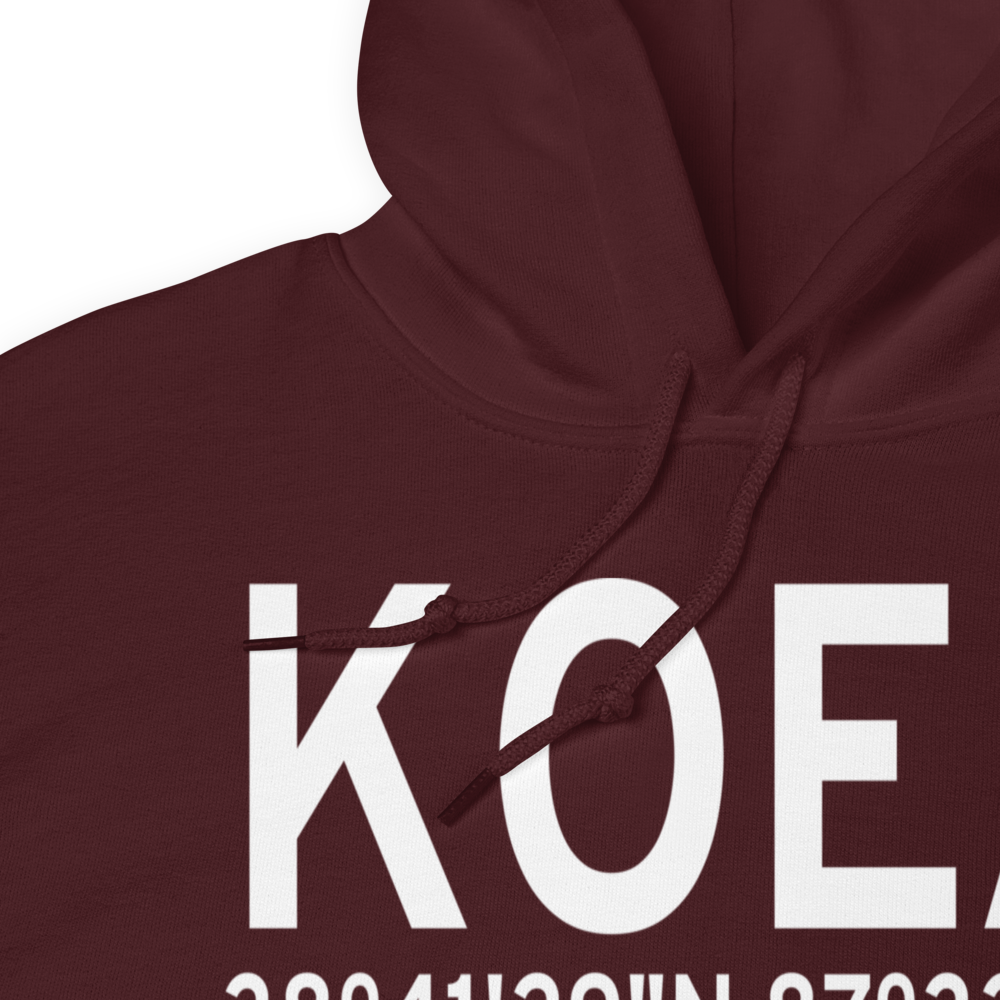 O'Neal Airport (KOEA) ICAO Hoodie Sweatshirt 