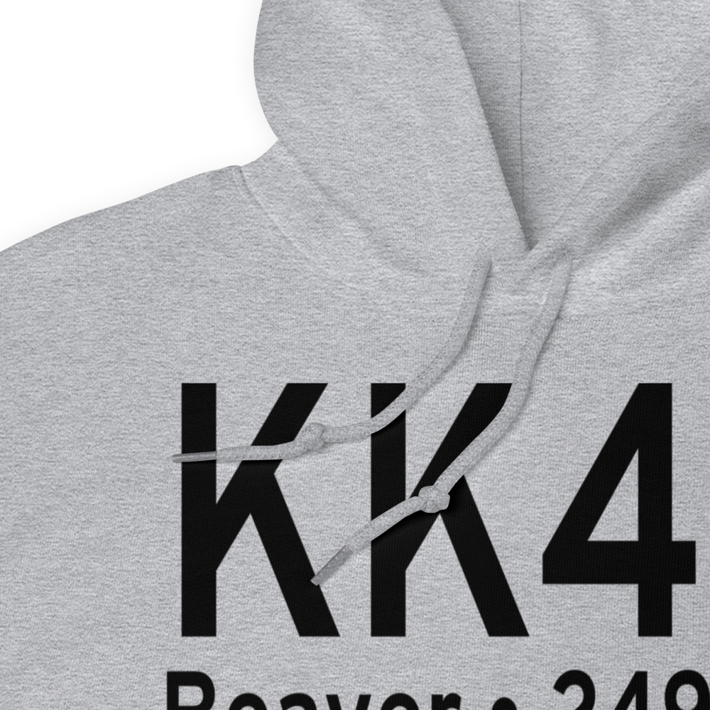 Beaver Municipal Airport (KK44) ICAO Hoodie Sweatshirt 