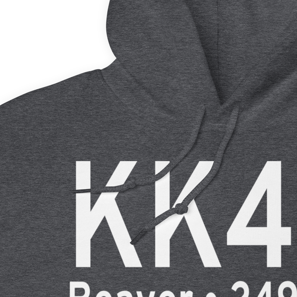 Beaver Municipal Airport (KK44) ICAO Hoodie Sweatshirt 