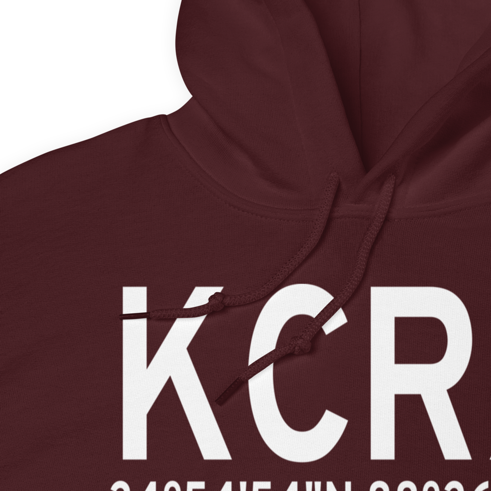Roscoe Turner Airport (KCRX) ICAO Hoodie Sweatshirt 