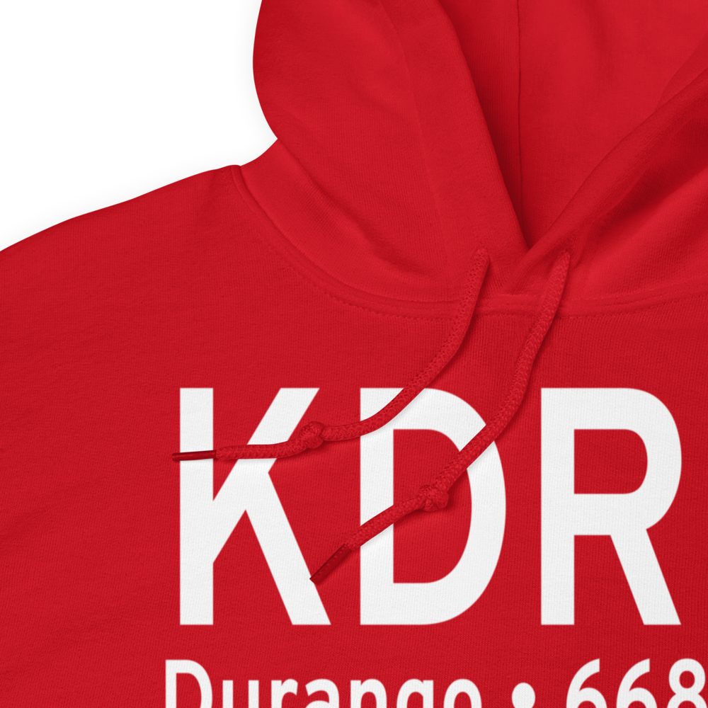 Durango La Plata County Airport (KDRO) ICAO Hoodie Sweatshirt 