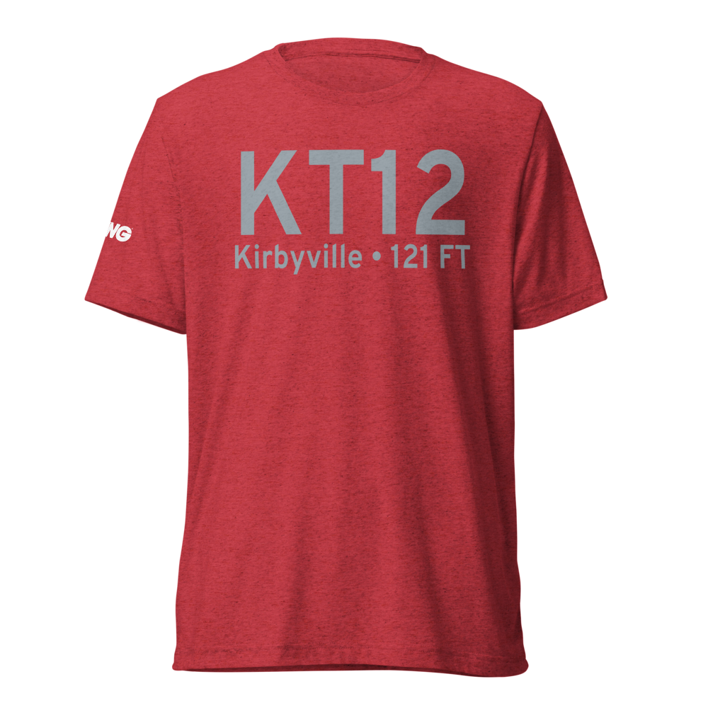 Kirbyville Airport (KT12) ICAO Tri-blend T-Shirt 