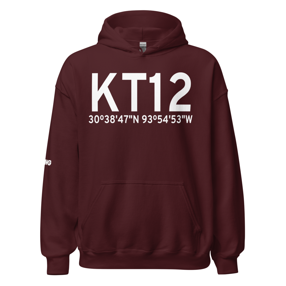 Kirbyville Airport (KT12) ICAO Hoodie Sweatshirt 