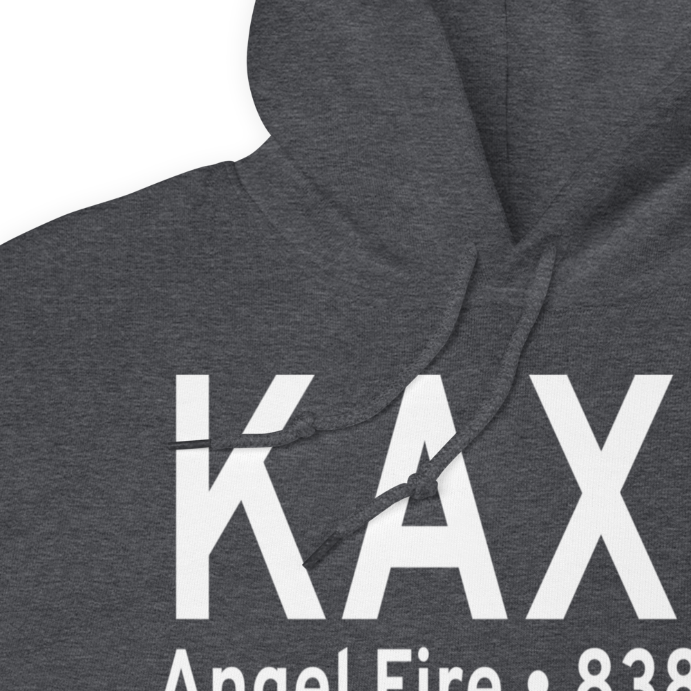 Angel Fire Airport (KAXX) ICAO Hoodie Sweatshirt 