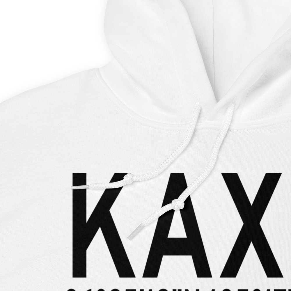 Angel Fire Airport (KAXX) ICAO Hoodie Sweatshirt 
