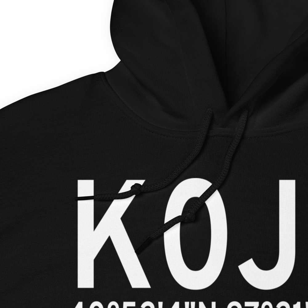 Flying V Airport (K0J9) ICAO Hoodie Sweatshirt 
