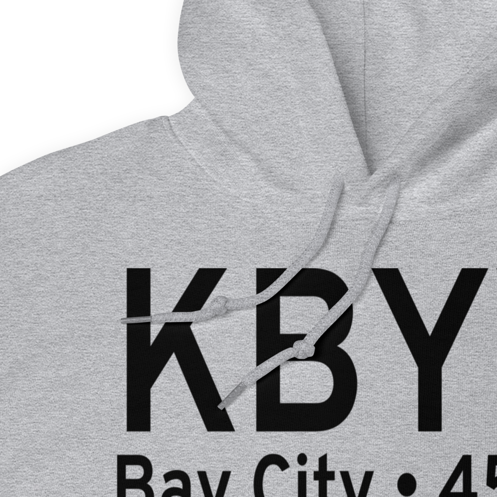 Bay City Municipal Airport (KBYY) ICAO Hoodie Sweatshirt 