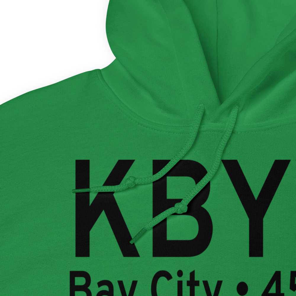Bay City Municipal Airport (KBYY) ICAO Hoodie Sweatshirt 