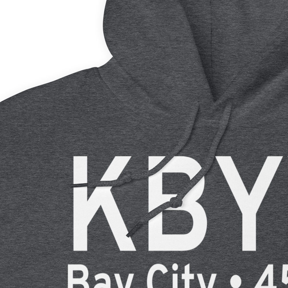 Bay City Municipal Airport (KBYY) ICAO Hoodie Sweatshirt 