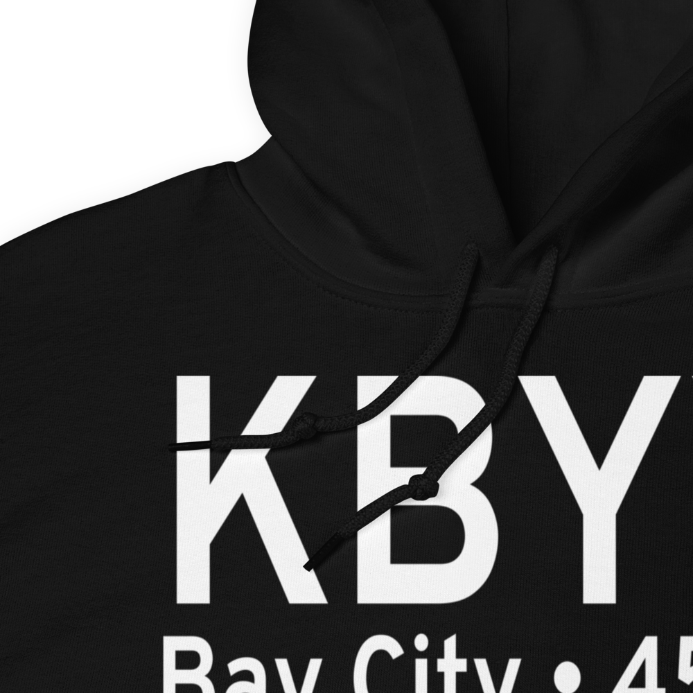 Bay City Municipal Airport (KBYY) ICAO Hoodie Sweatshirt 