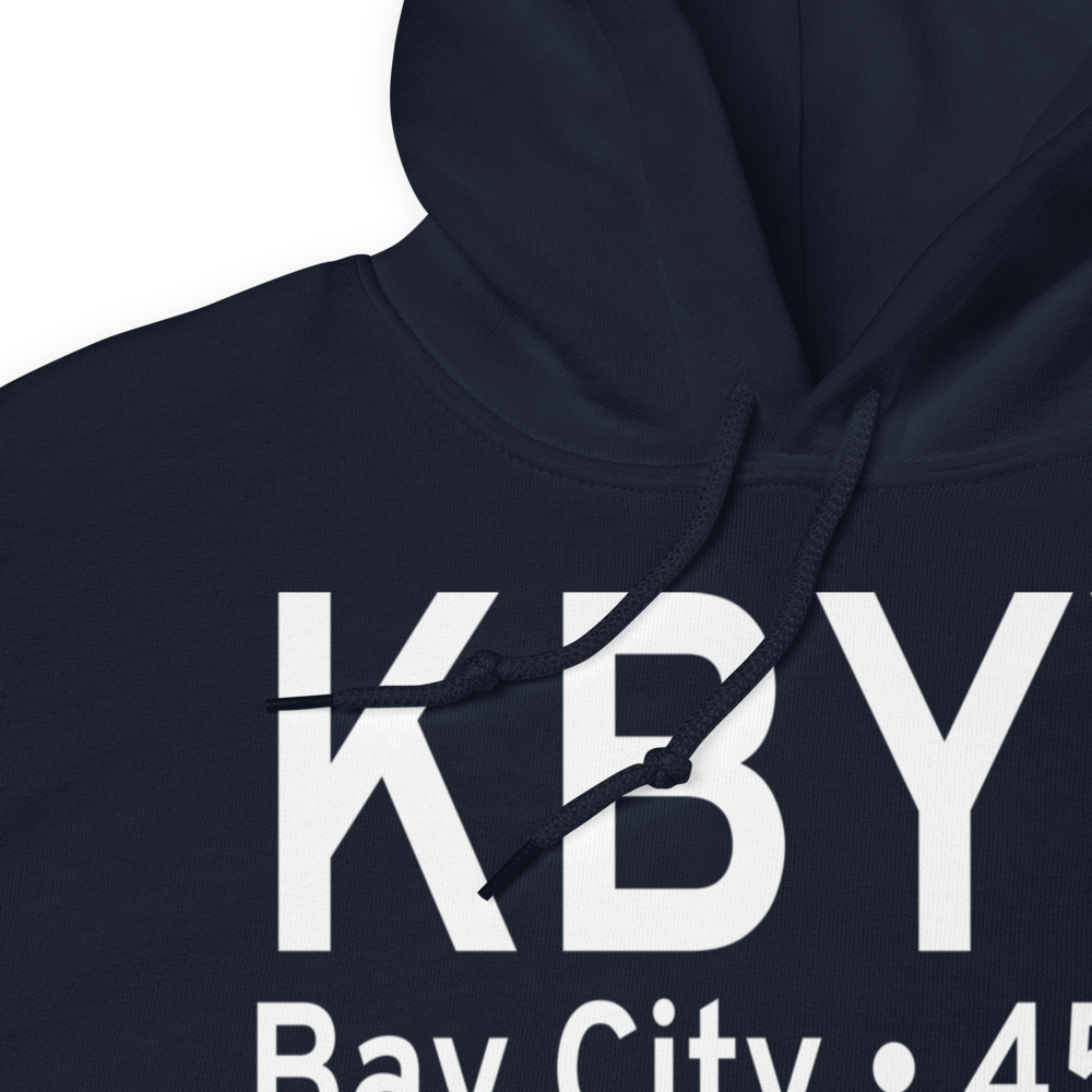 Bay City Municipal Airport (KBYY) ICAO Hoodie Sweatshirt 