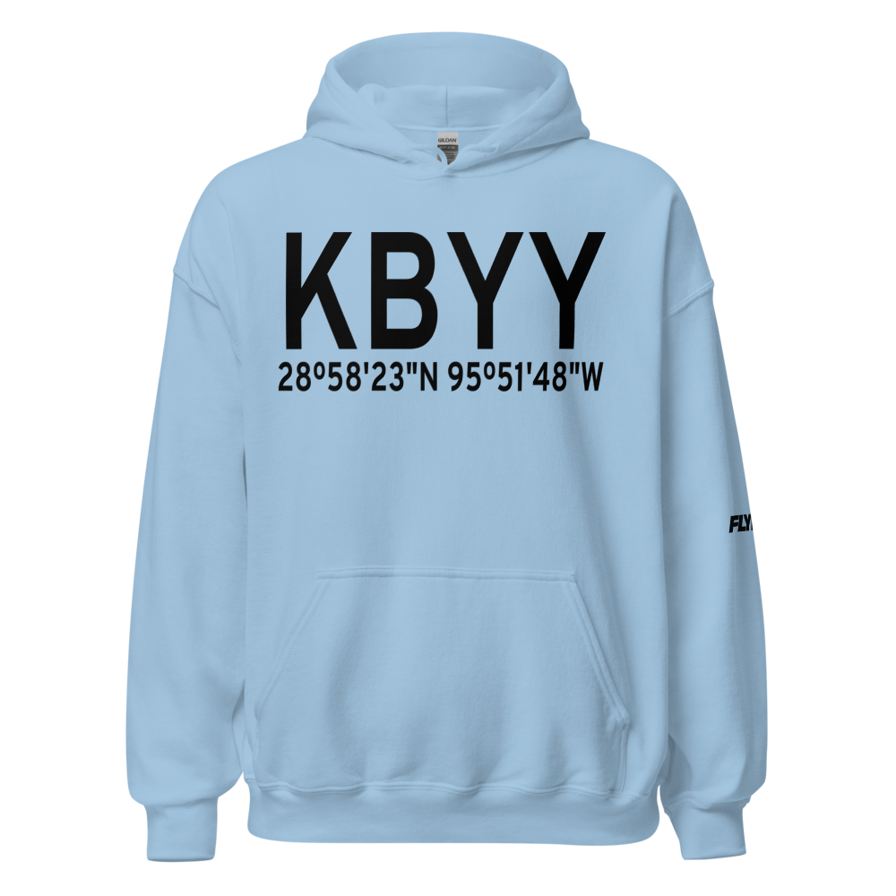 Bay City Municipal Airport (KBYY) ICAO Hoodie Sweatshirt 