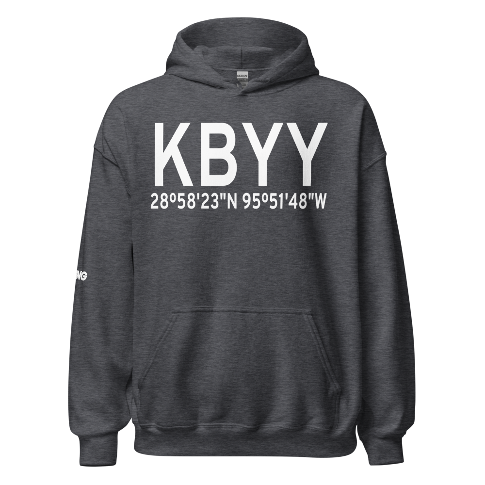 Bay City Municipal Airport (KBYY) ICAO Hoodie Sweatshirt 