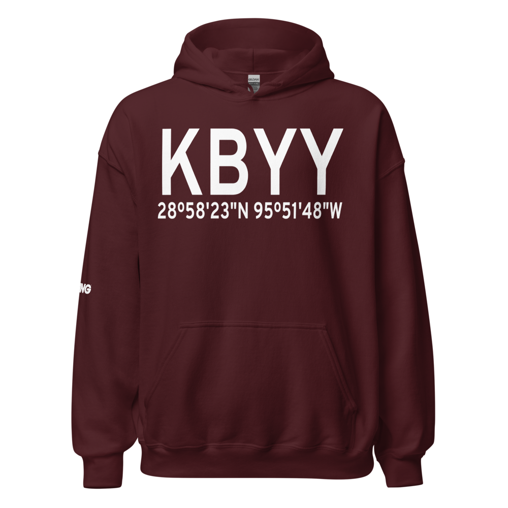 Bay City Municipal Airport (KBYY) ICAO Hoodie Sweatshirt 