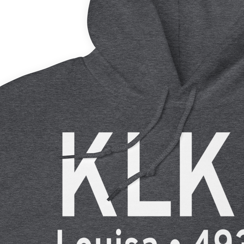 Louisa County Airport/Freeman Field (KLKU) ICAO Hoodie Sweatshirt 