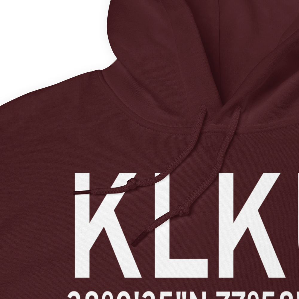 Louisa County Airport/Freeman Field (KLKU) ICAO Hoodie Sweatshirt 