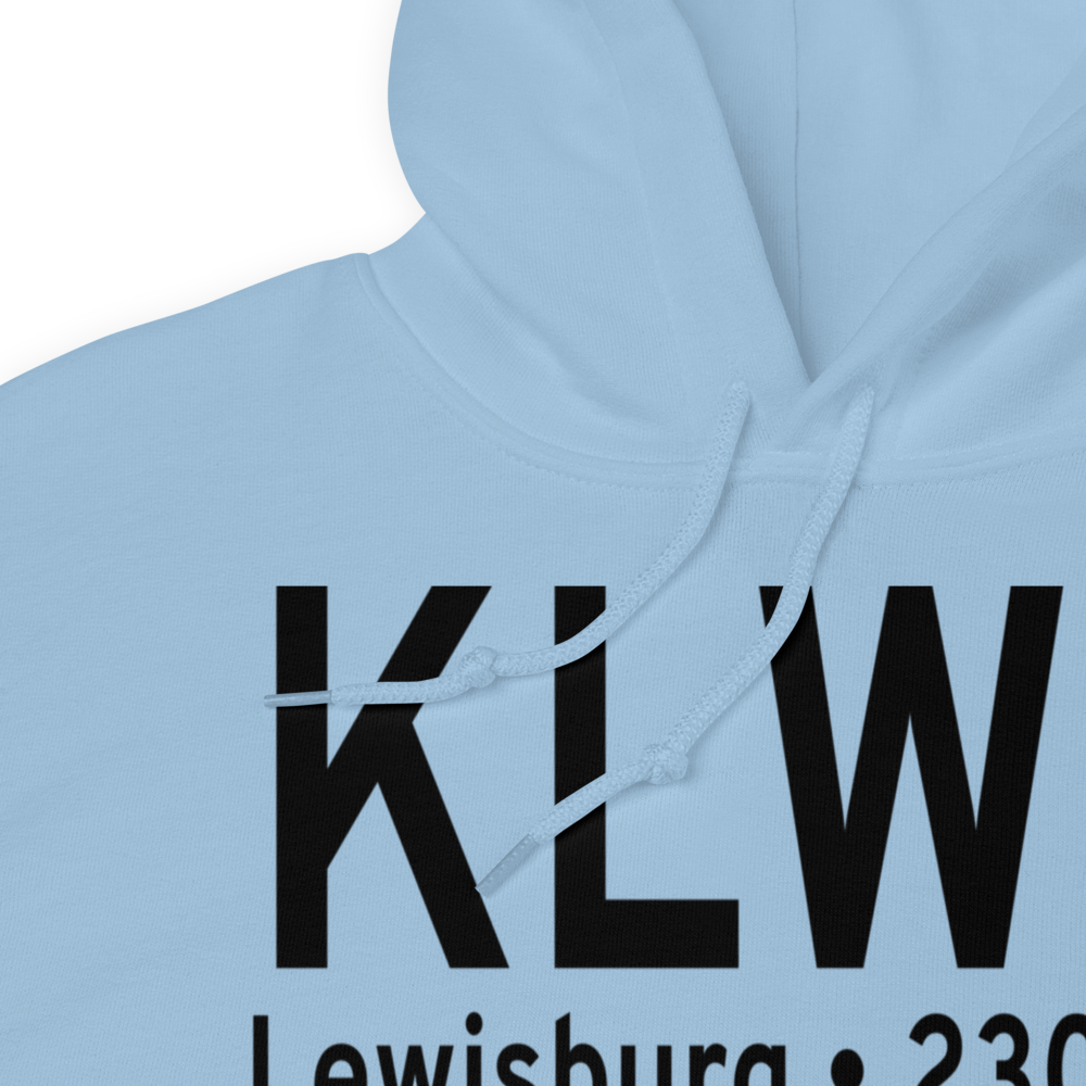 Greenbrier Valley Airport (KLWB) ICAO Hoodie Sweatshirt 