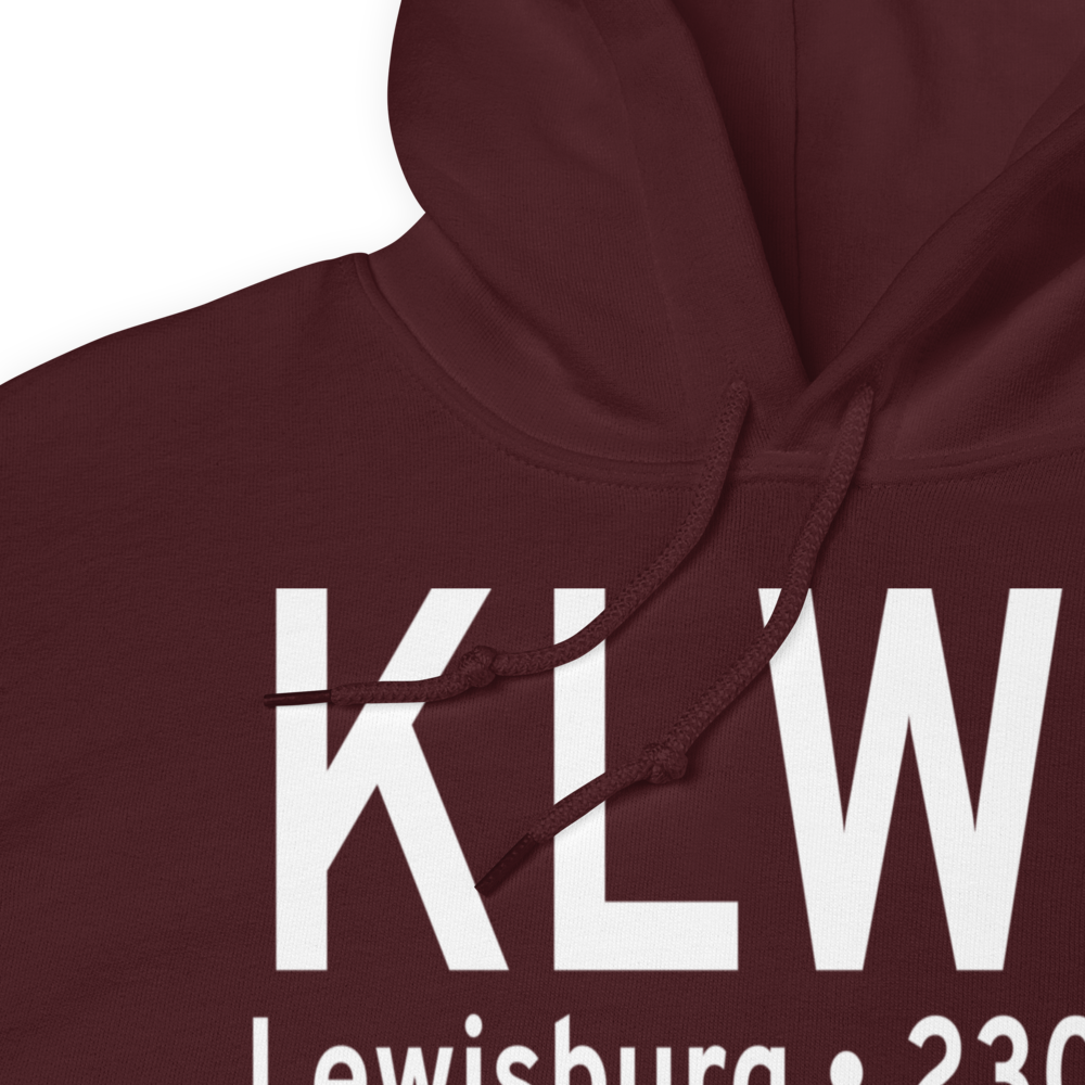 Greenbrier Valley Airport (KLWB) ICAO Hoodie Sweatshirt 