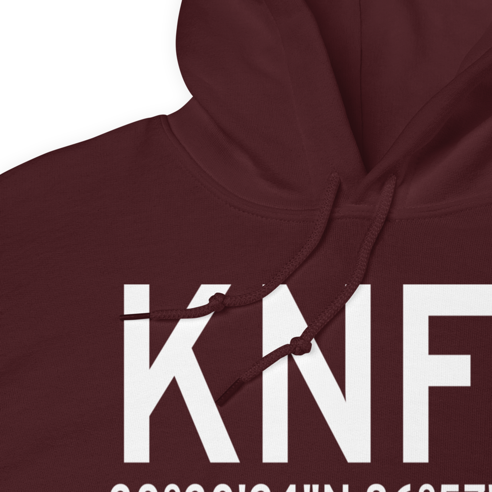 Choctaw Nolf Airport (KNFJ) ICAO Hoodie Sweatshirt 