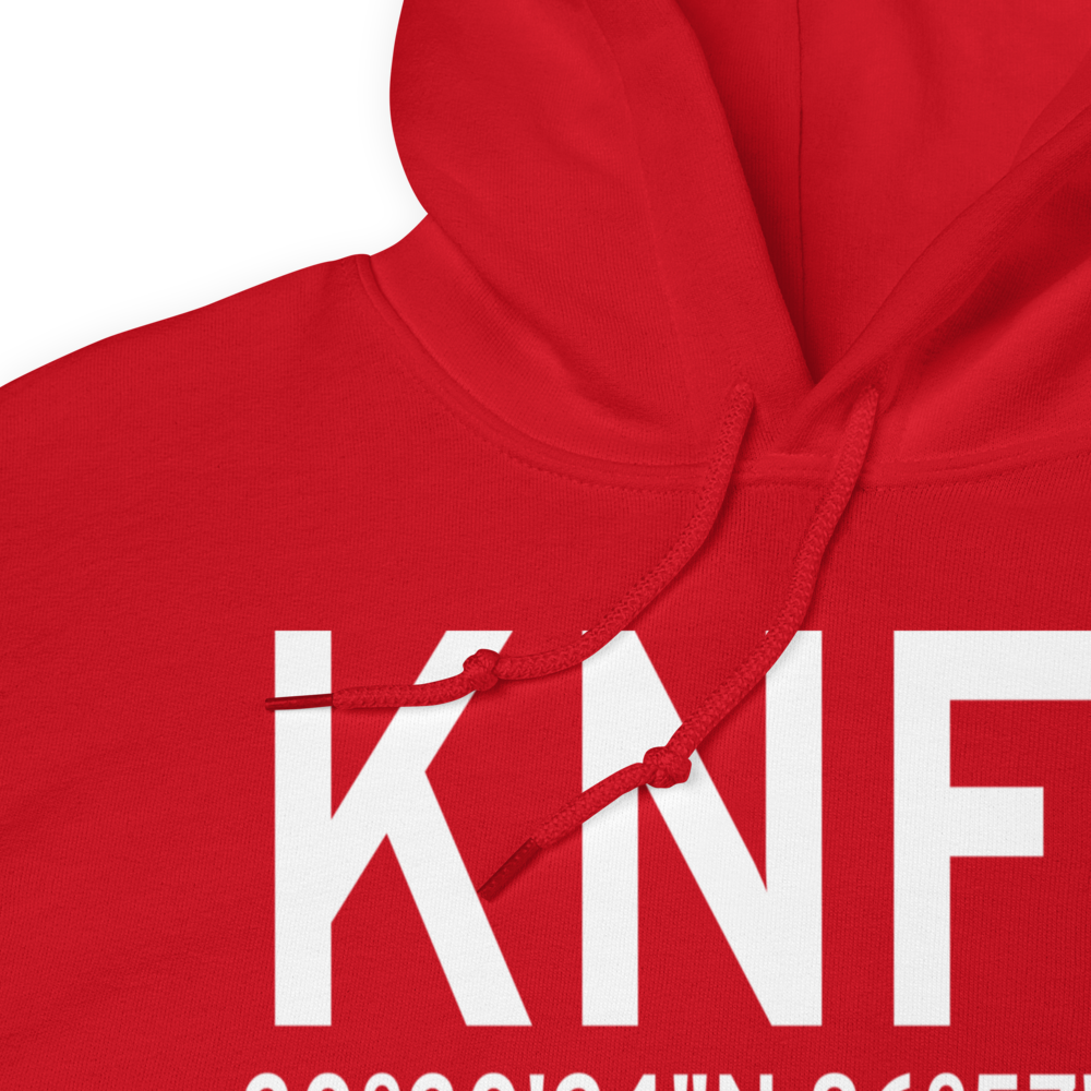 Choctaw Nolf Airport (KNFJ) ICAO Hoodie Sweatshirt 